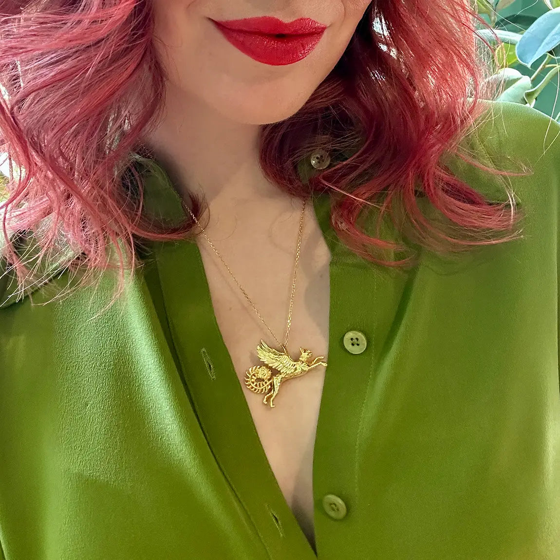 Lynx Pendant Necklace