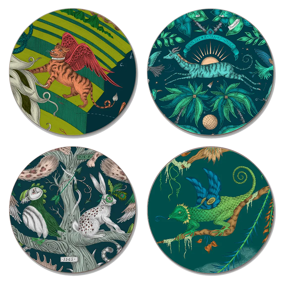 The Forest Coasters - Set of 4