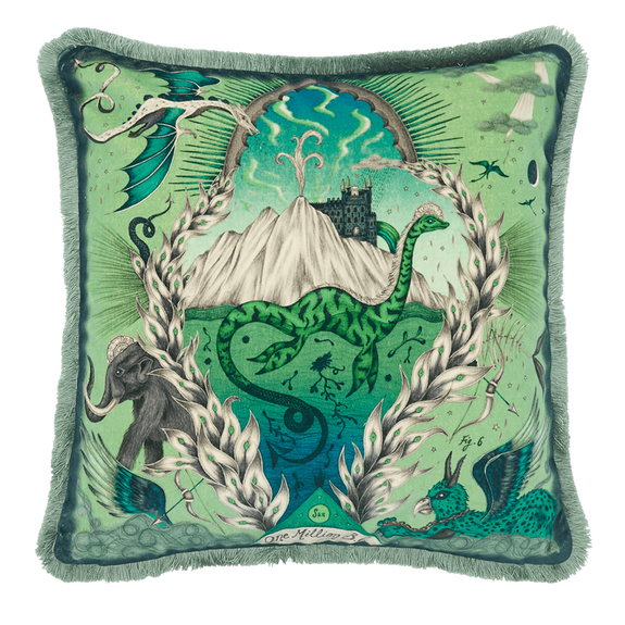 Green Luxury Velvet Cushion Set