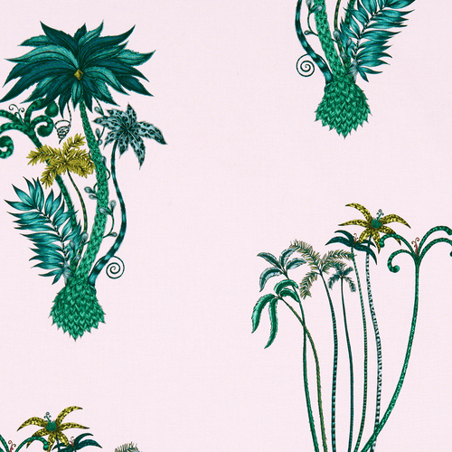 Jungle Palms Cotton Satin Fabric swatch icon