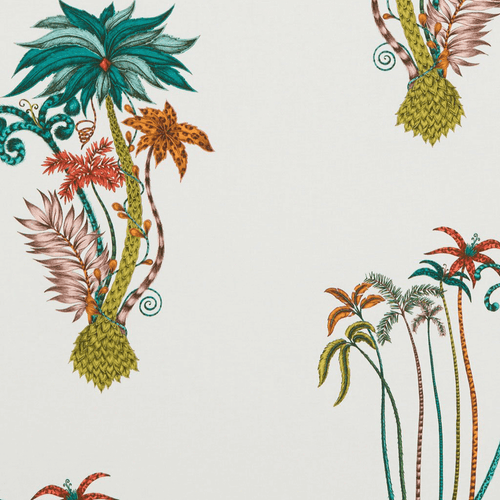 Jungle Palms Cotton Satin Fabric swatch icon