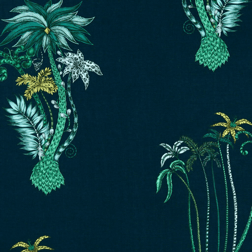 Jungle Palms Cotton Satin Fabric swatch icon