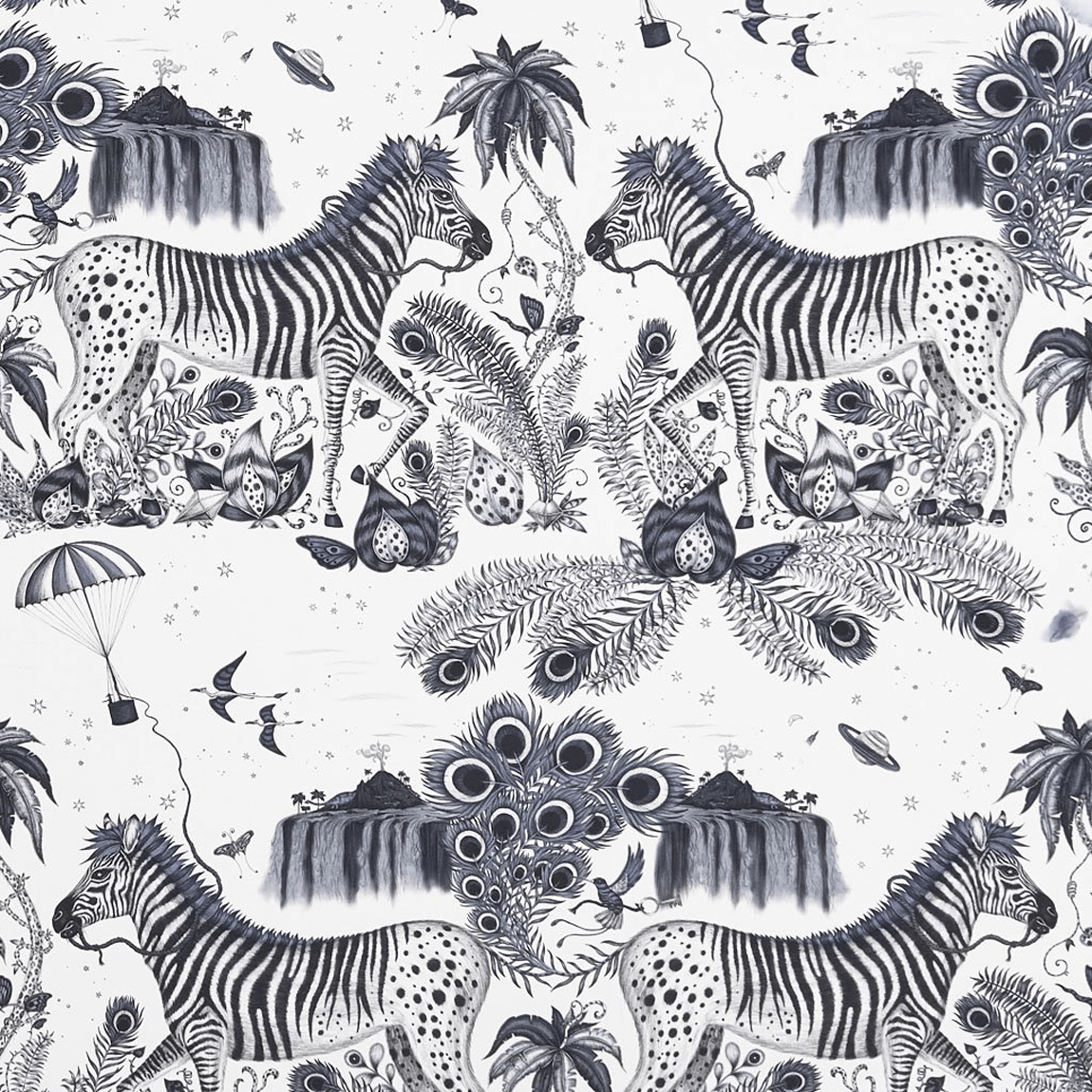 Lost World Cotton Satin Fabric