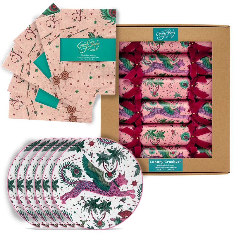 Lynx Christmas Table Set