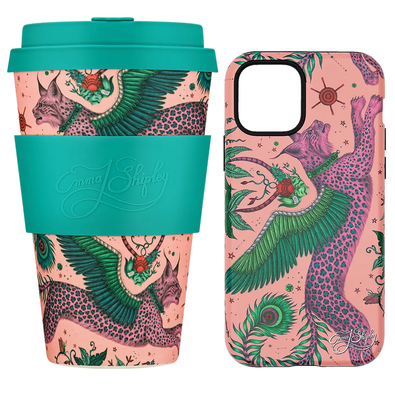 Lynx Ecoffee Cup & Phone Case Set