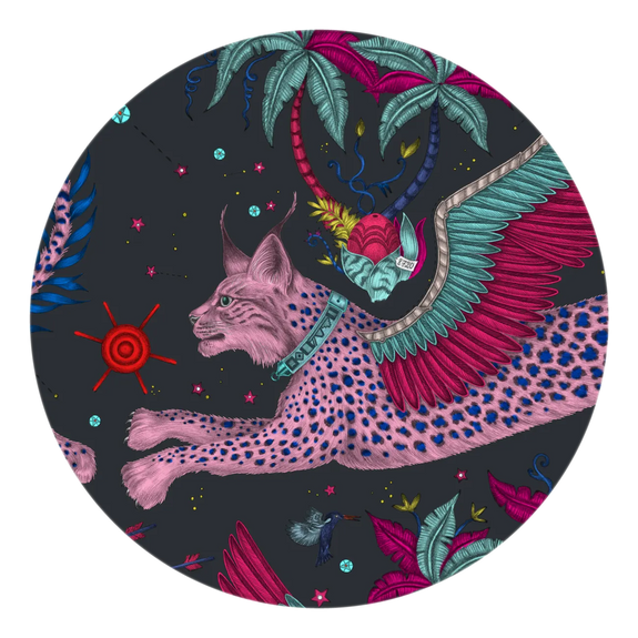 Lynx 'Tea for Two' Tray, Mugs, and Coasters Set