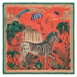 Lost World Fine Wool Scarf - Red Leopard - Spring