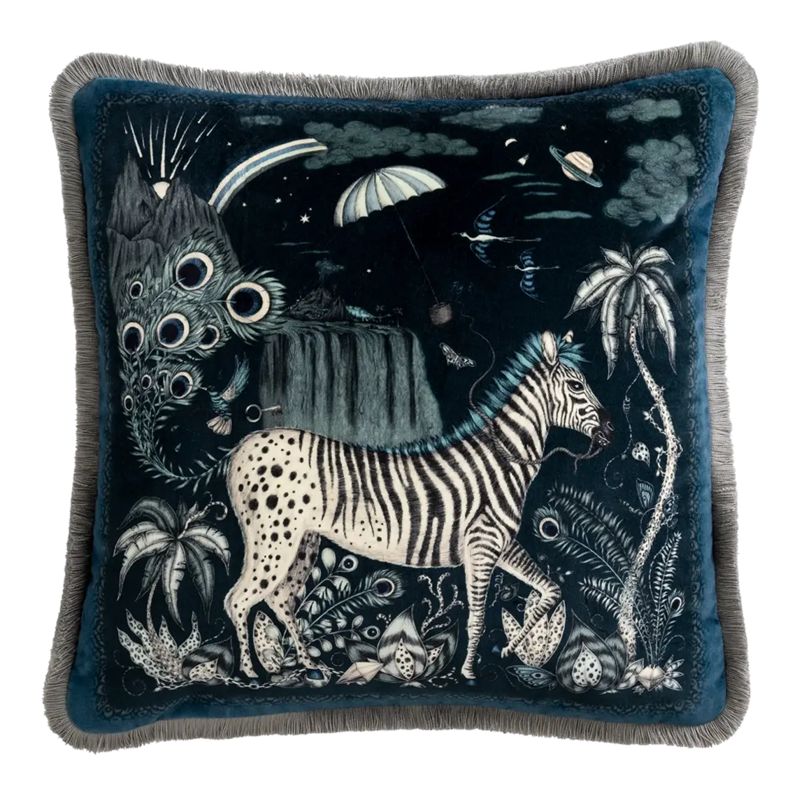 Lost World Luxury Velvet Cushion