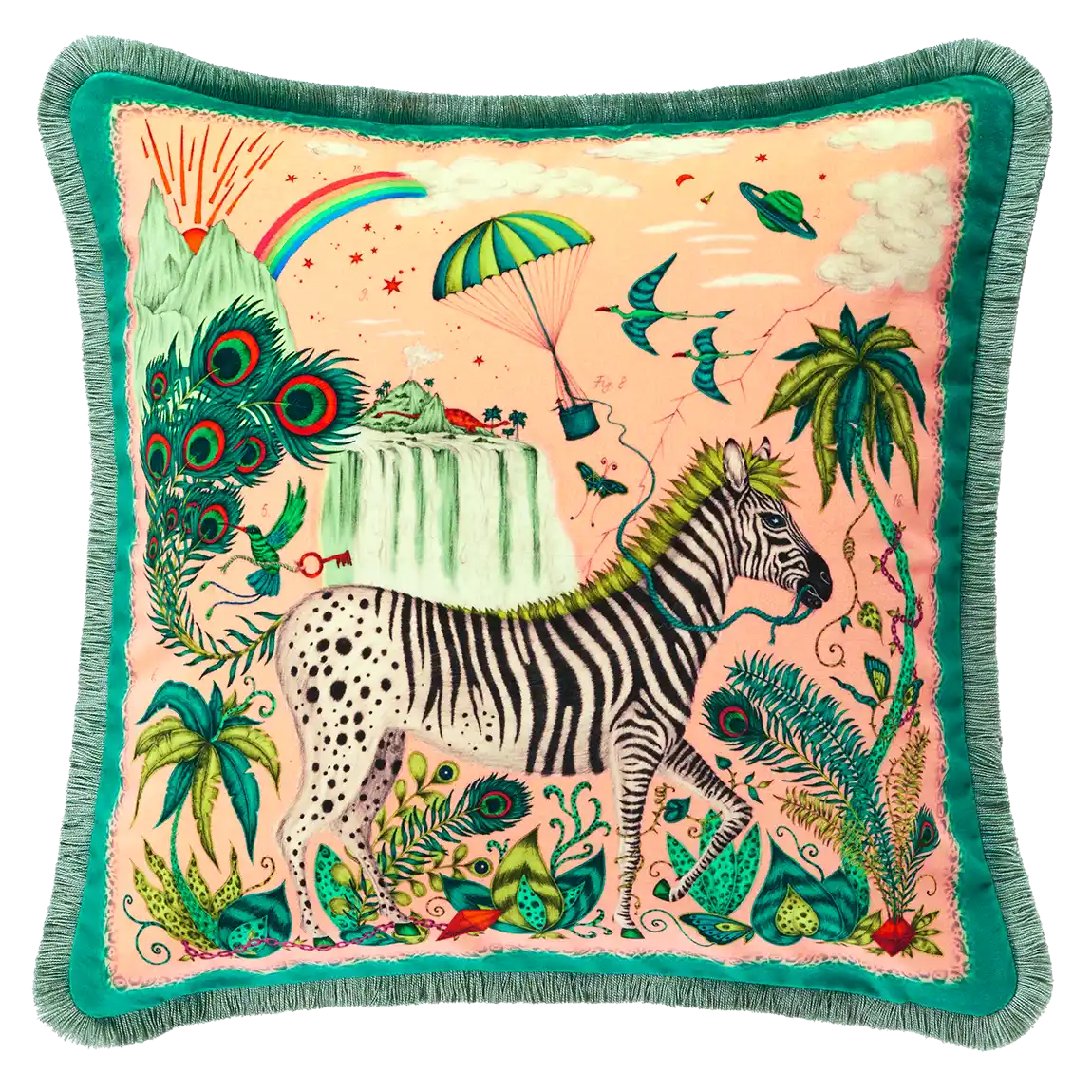 Lost World Luxury Velvet Cushion