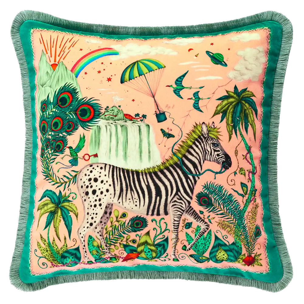 Lost World Luxury Velvet Cushion
