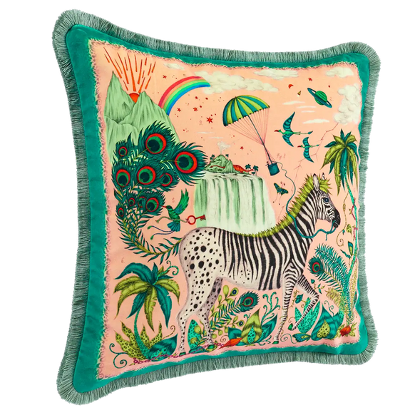 Lost World Luxury Velvet Cushion