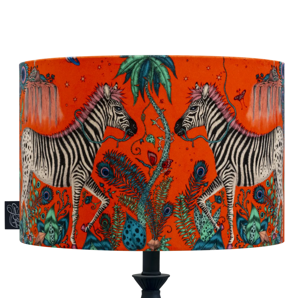 Lost World Velvet Lampshade - Large
