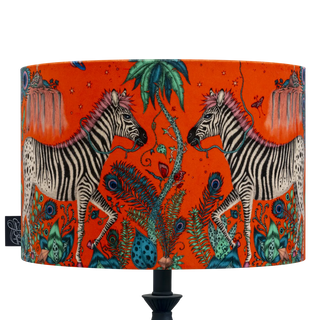 Lost World Velvet Lampshade - Large