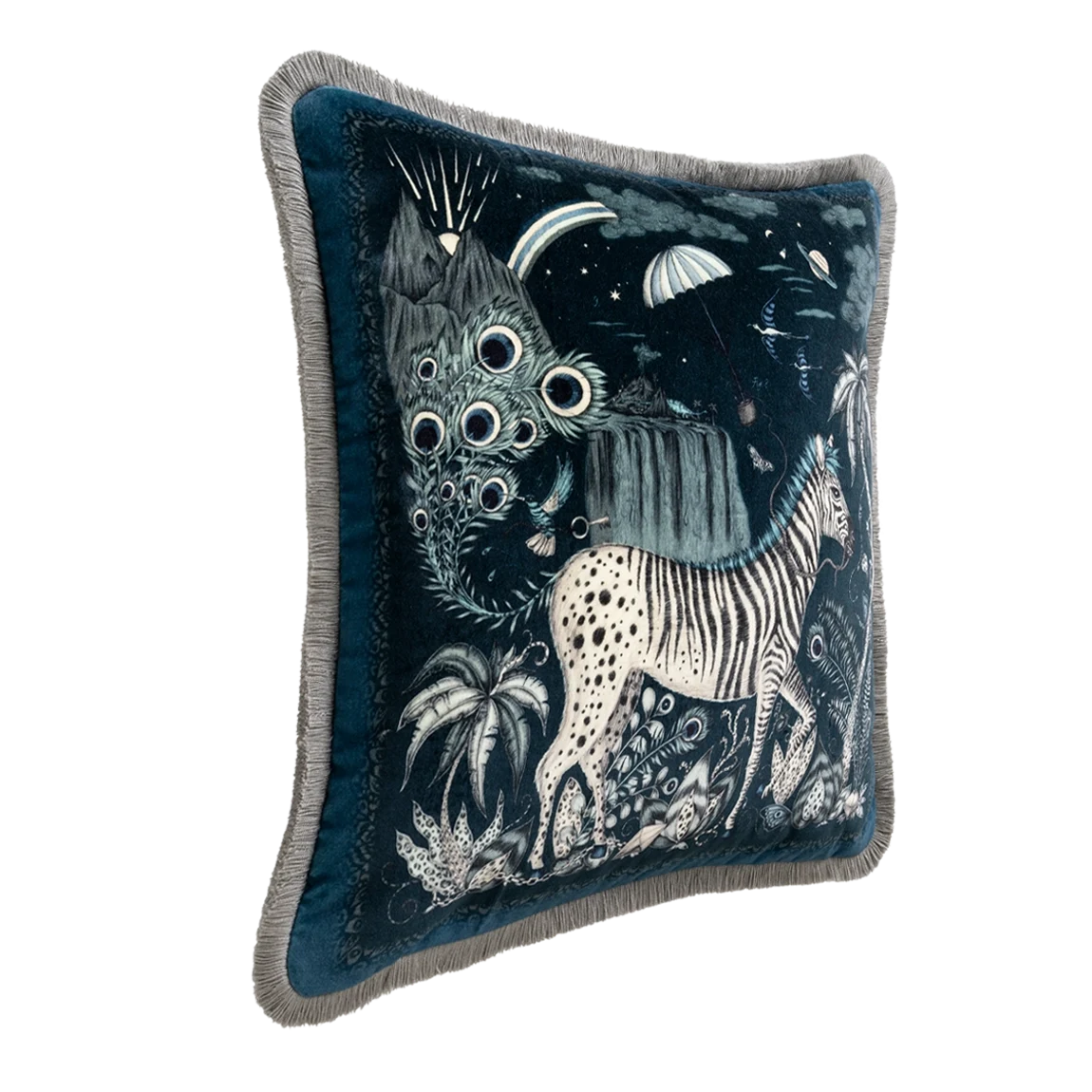 Lost World Luxury Velvet Cushion