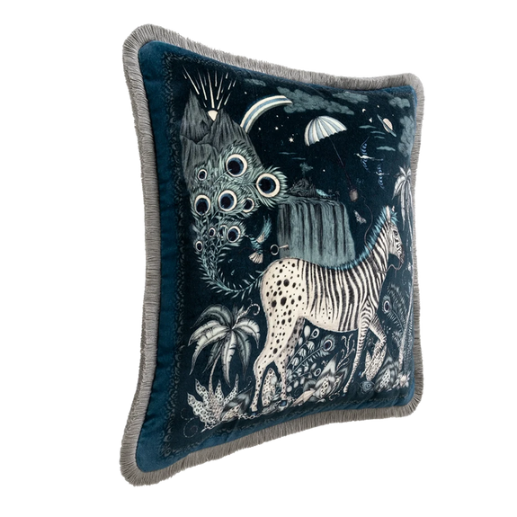 Lost World Luxury Velvet Cushion