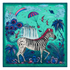 Lost World Silk Twill Scarf - Red Leopard - Summer