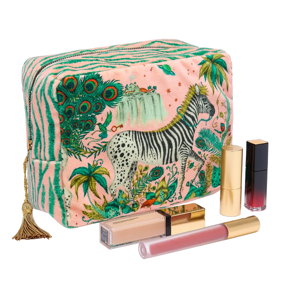 Lost World Velvet Cosmetic Bag