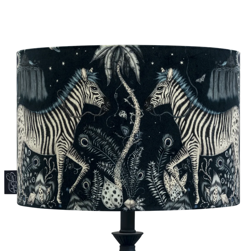 Lost World Velvet Lampshade - Large