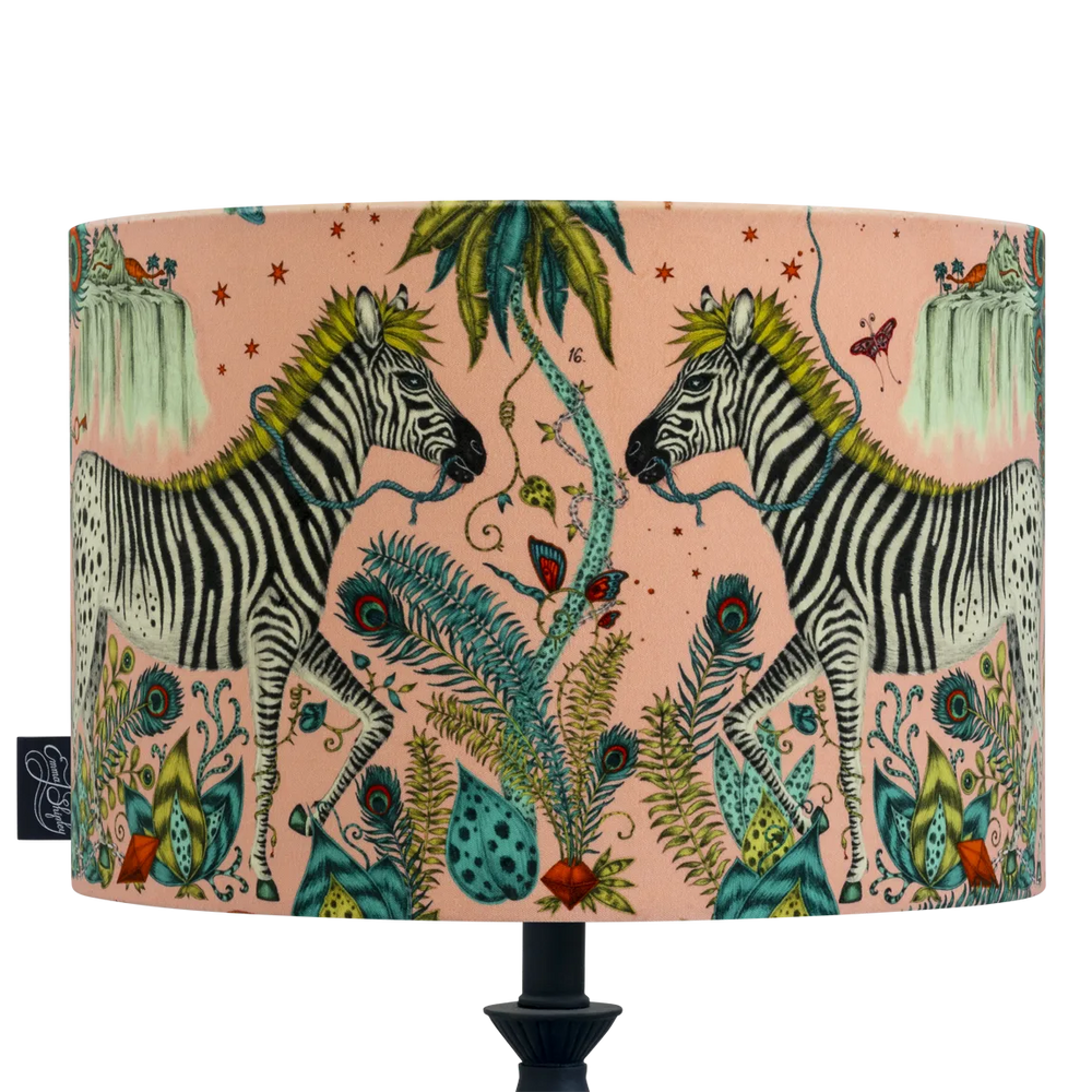 Lost World Velvet Lampshade - Large
