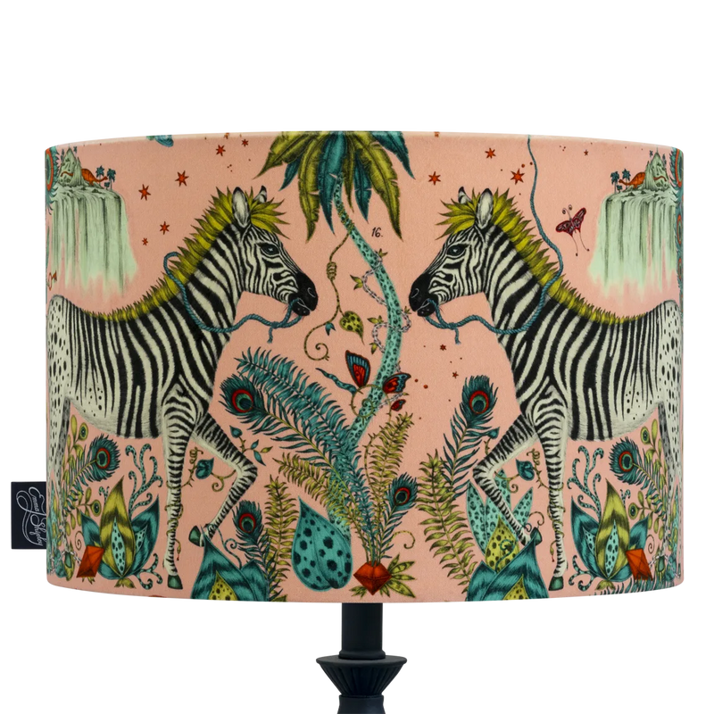 Lost World Velvet Lampshade - Large