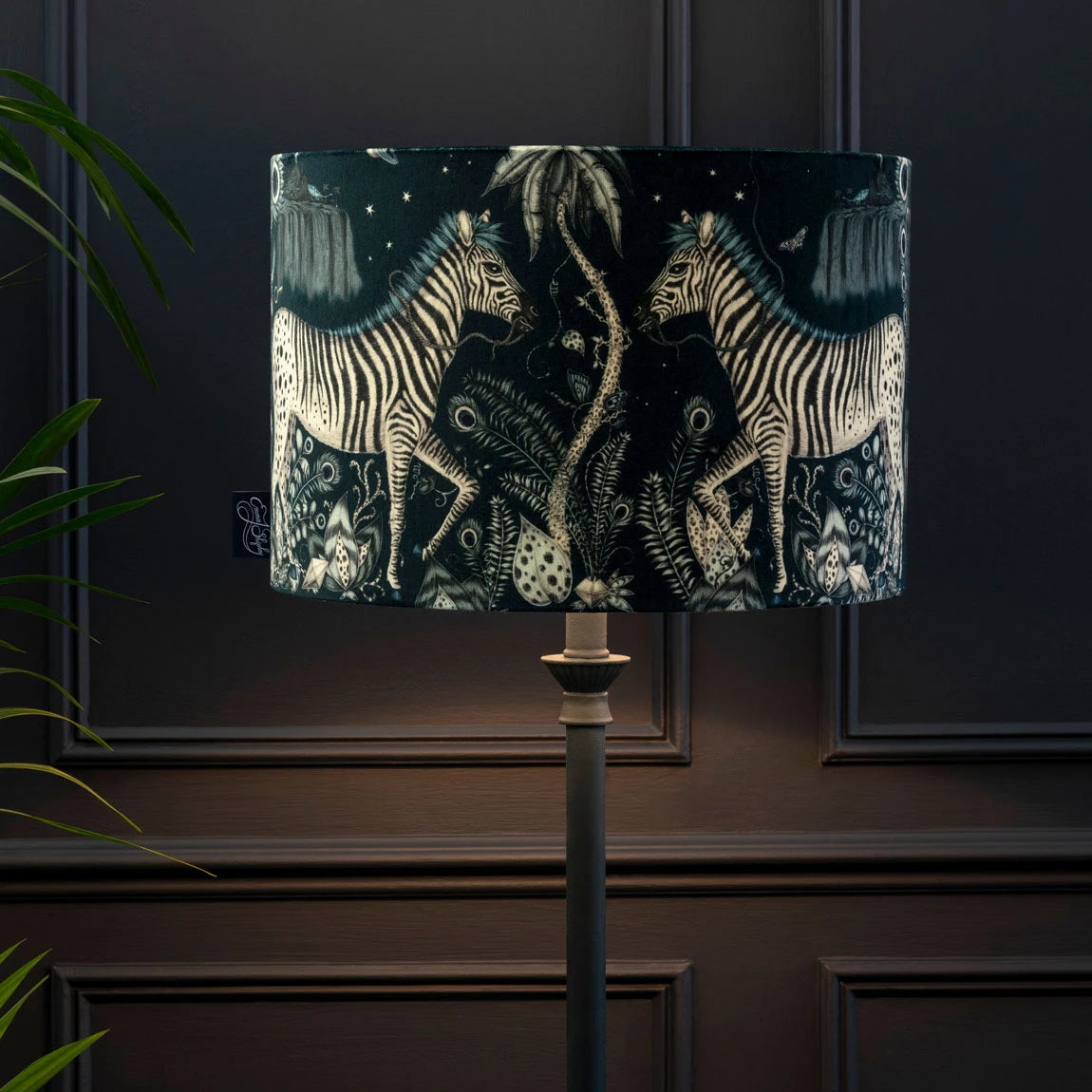Lost World Velvet Lampshade - Large
