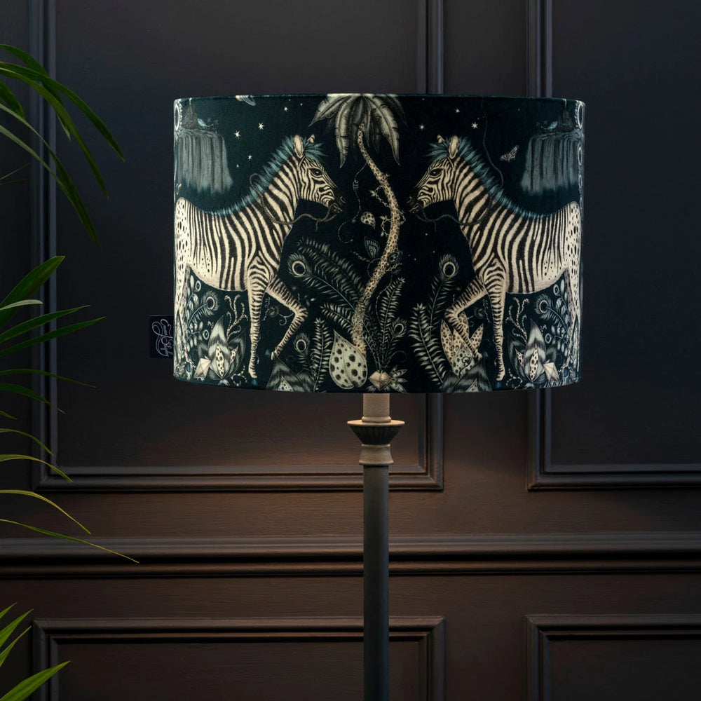 Lost World Velvet Lampshade - Large