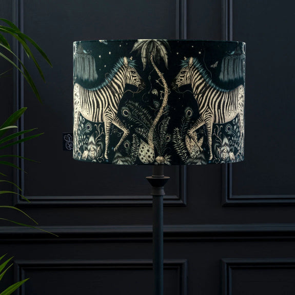 Lost World Velvet Lampshade - Large