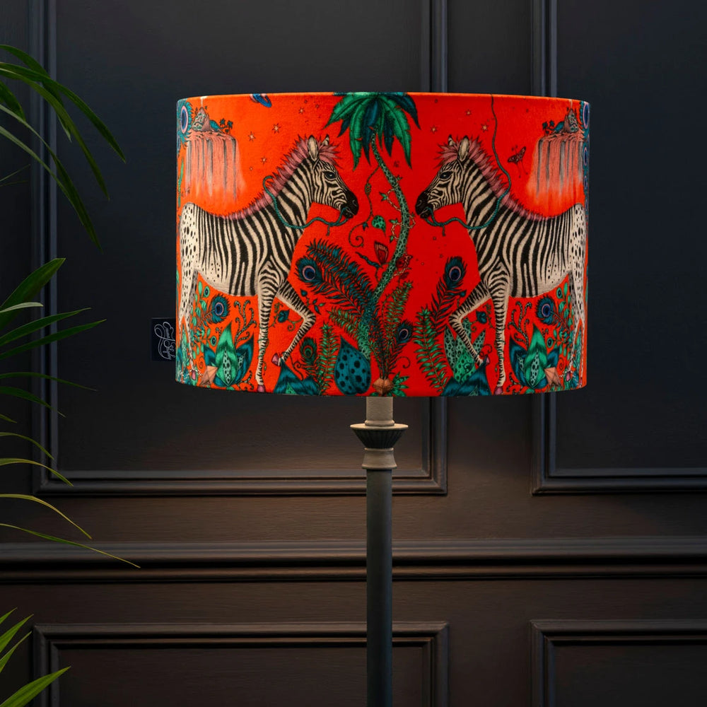 Lost World Velvet Lampshade - Large