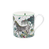 1 | Lost World Mug designed by Emma J Shipley, crafted in fine bone china in Stoke-on-Trent, UK, hand-drawn with a peacock-tailed zebra among winding foliage and fantastical creatures