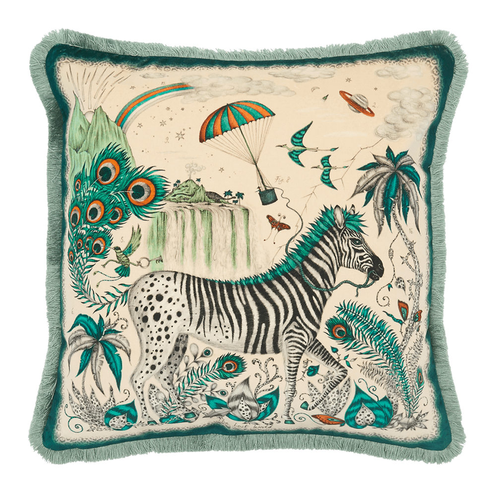 Lost World Luxury Velvet Cushion