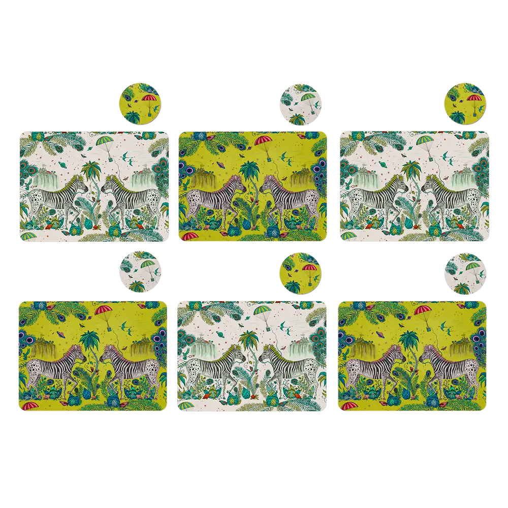 Lost World Mix & Match Placemat and Coaster Set