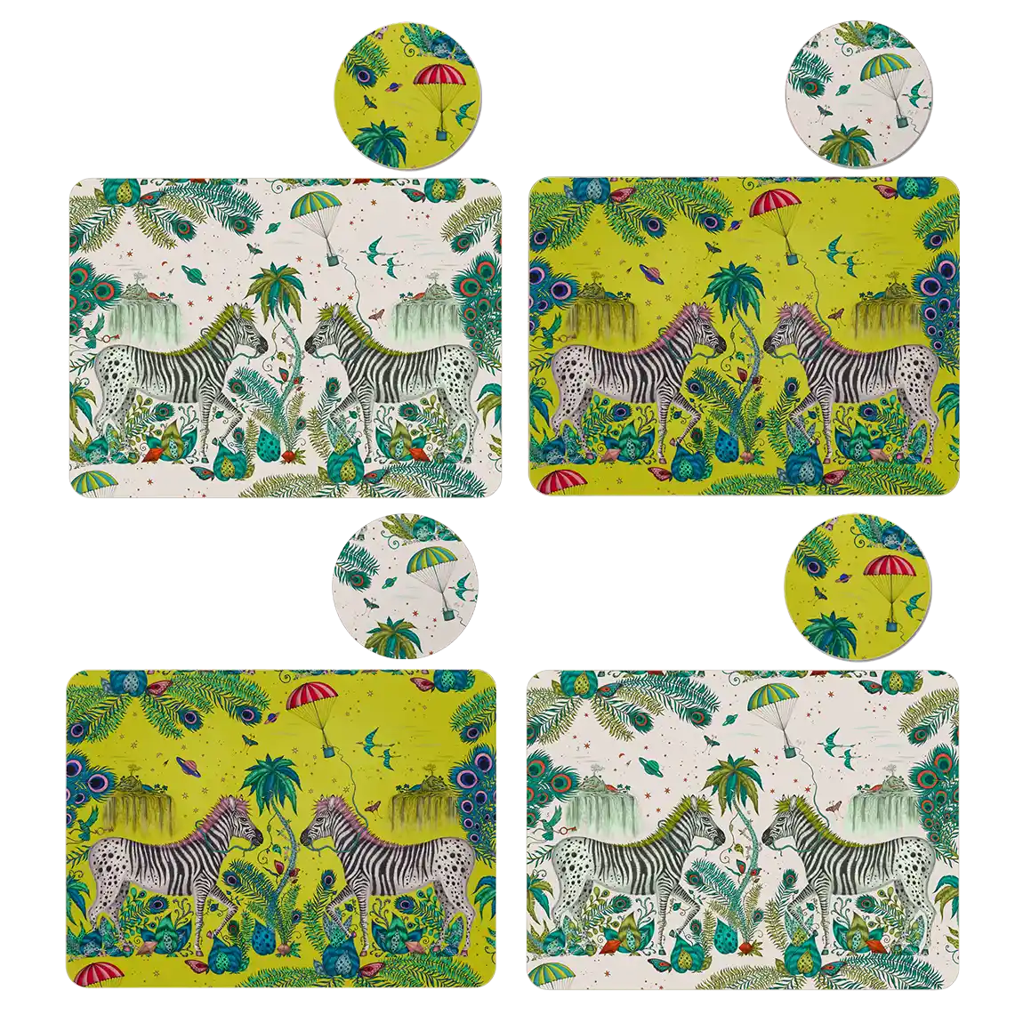 Lost World Mix & Match Placemat and Coaster Set