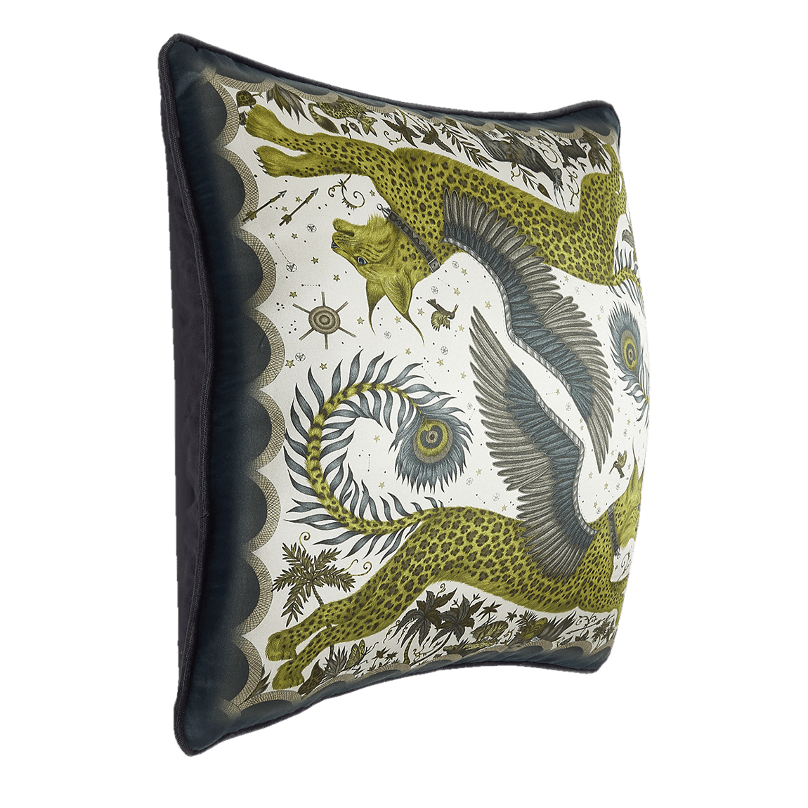 Lynx Silk Cushion