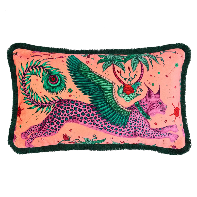 Lynx Luxury Velvet Bolster Cushion