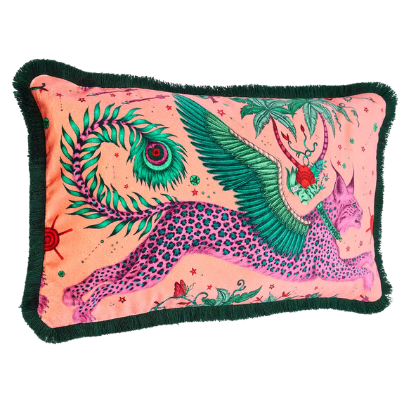 Lynx Luxury Velvet Bolster Cushion