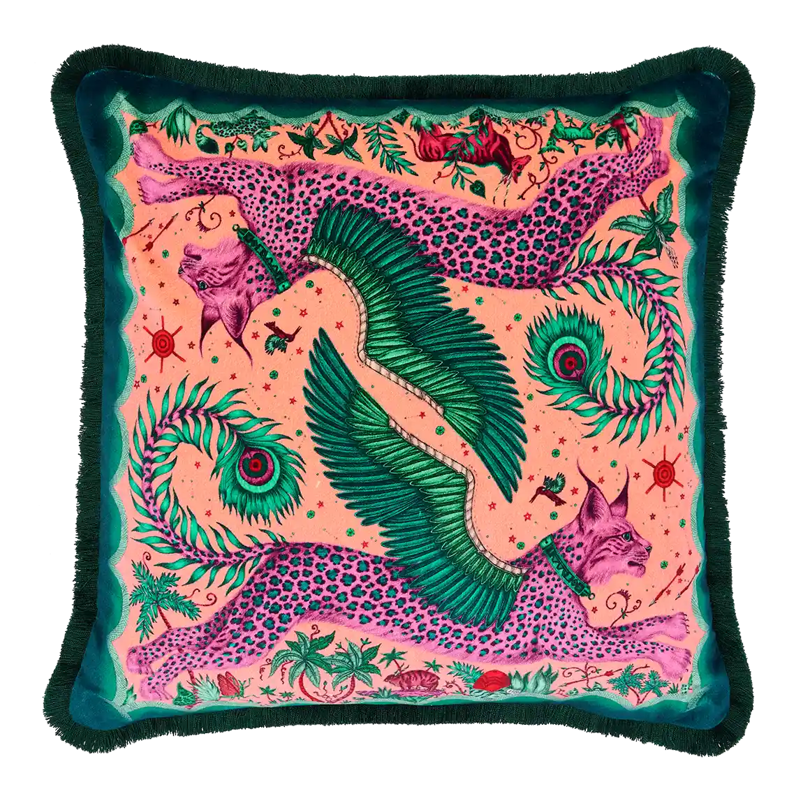 Lynx Luxury Velvet Cushion