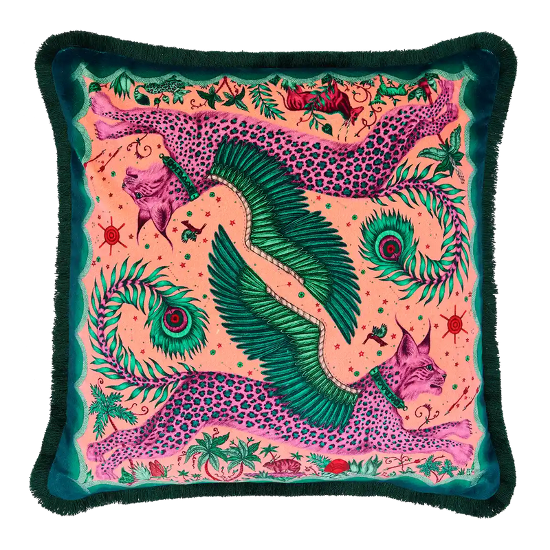 Lynx Luxury Velvet Cushion