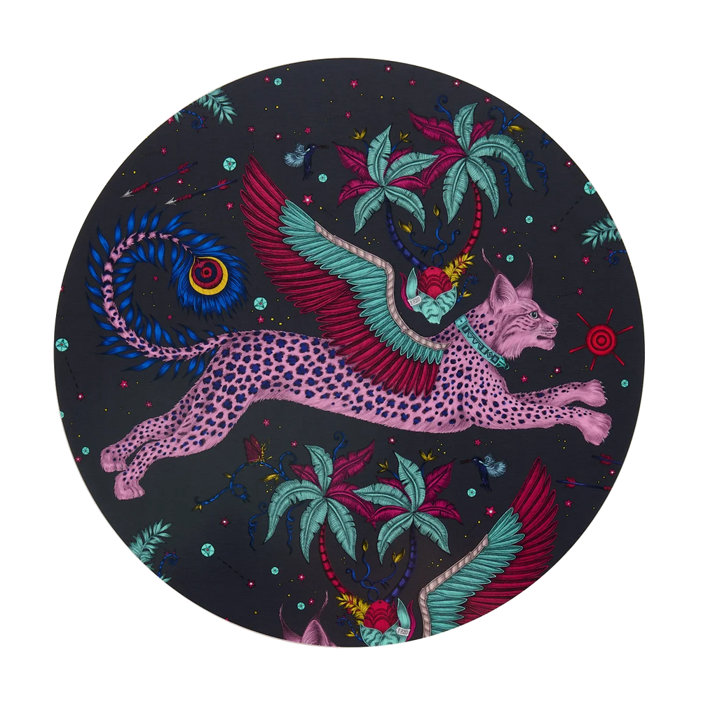 Lynx Round Placemat