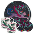 Lynx 'Tea for Two' Tray, Mugs, and Coasters Set