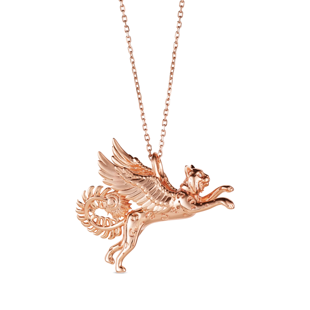 Lynx Pendant Necklace - Majestic