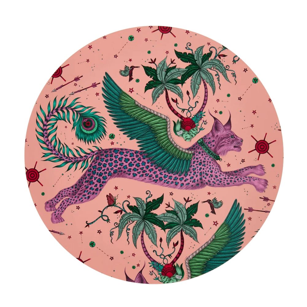 Lynx Round Placemat
