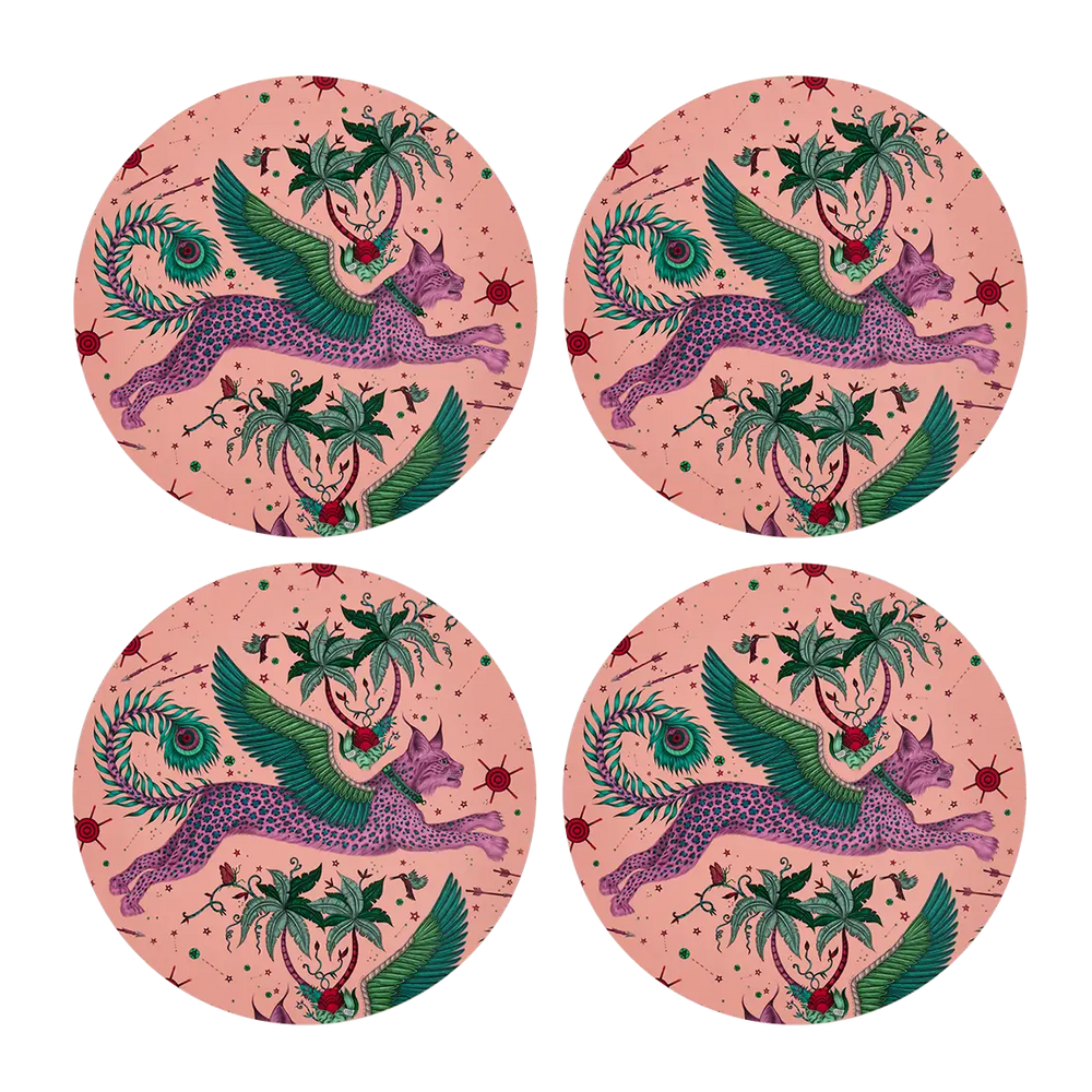 Lynx Round Placemat