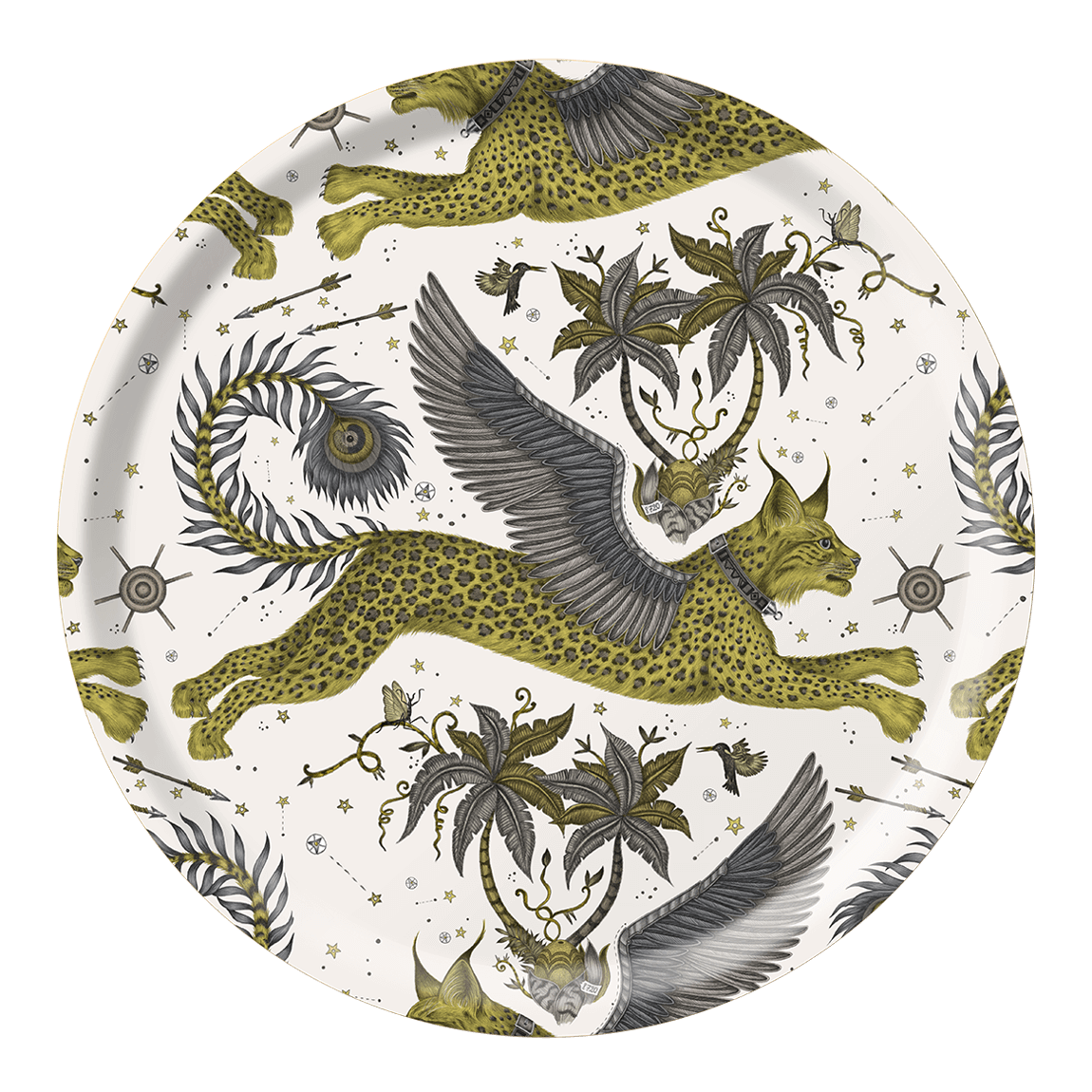 Lynx Round Tray