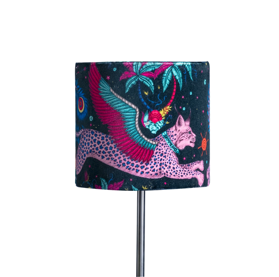 Lynx Velvet Lampshade - Small
