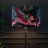 Lynx Velvet Lampshade - Large