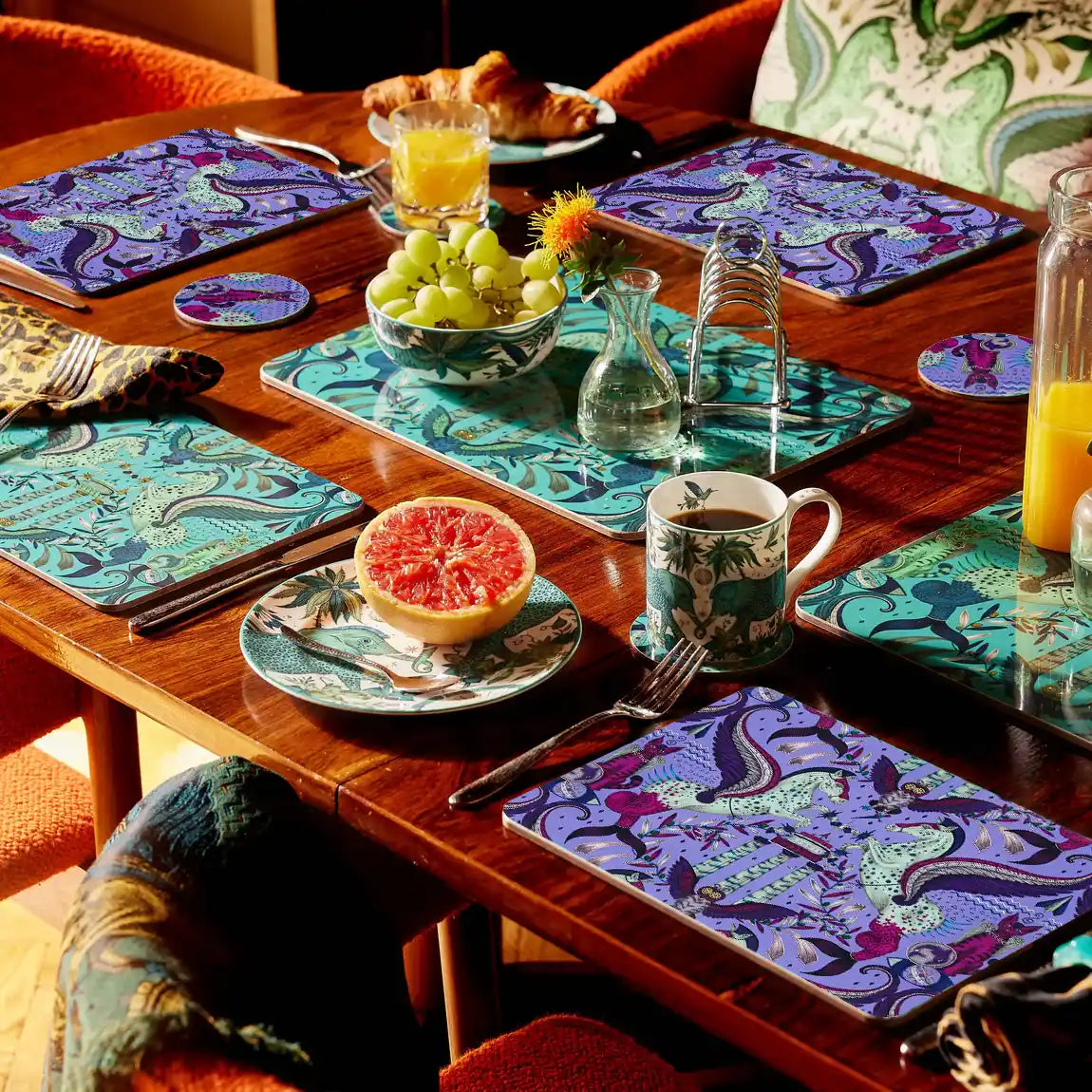 Odyssey Mythos Mix and Match Placemat and Coaster Set