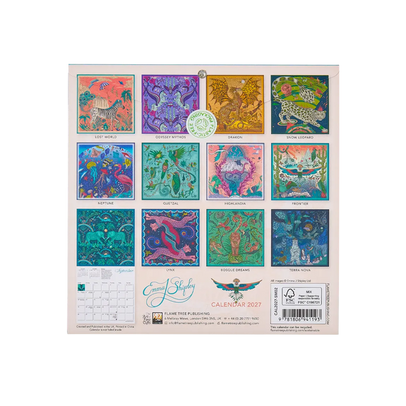 The EJS Mini Wall Calendar 2027