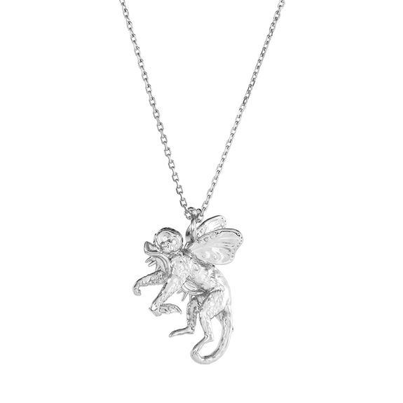 Monkey Pendant Necklace