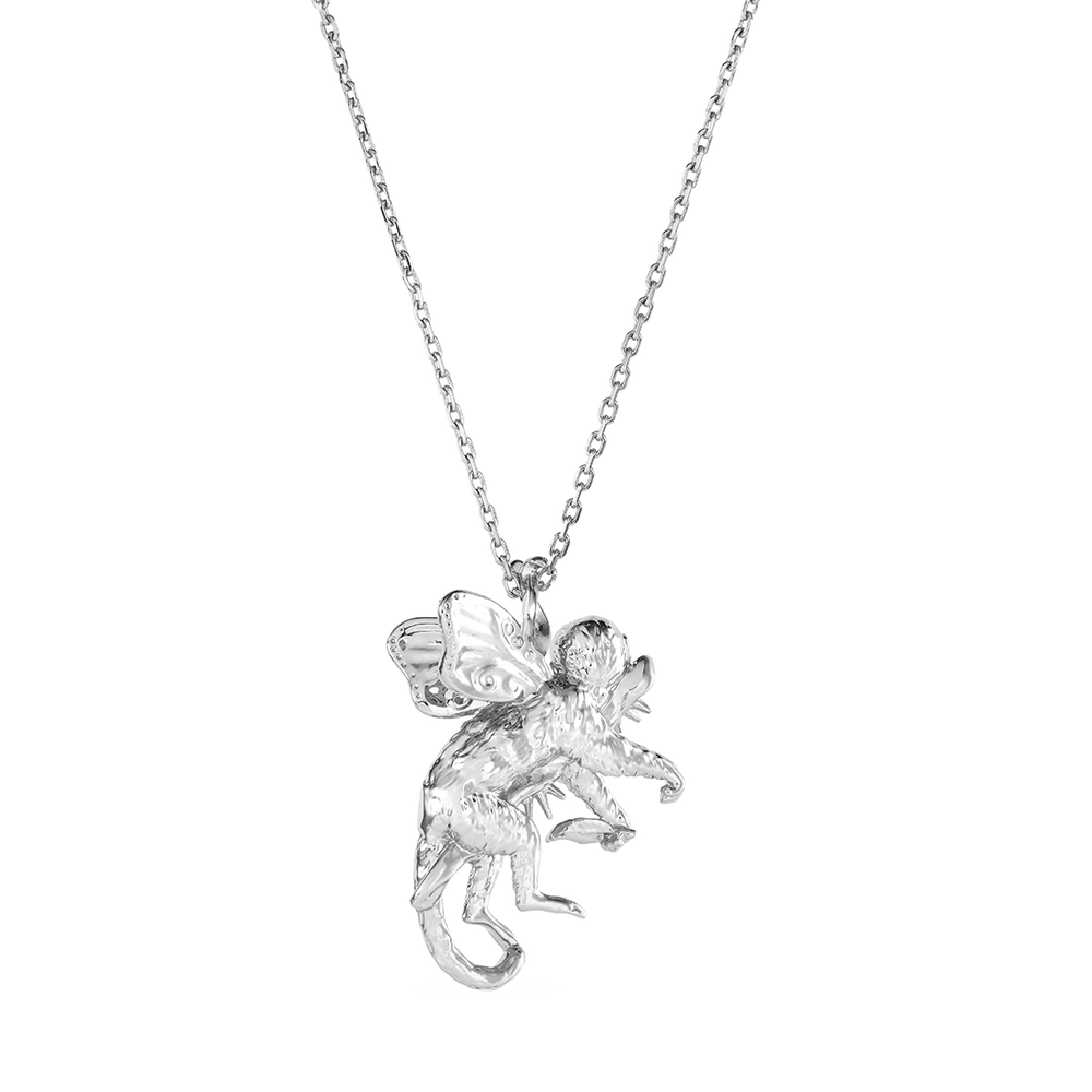 Monkey Pendant Necklace