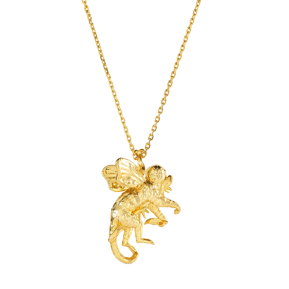 Monkey Pendant Necklace